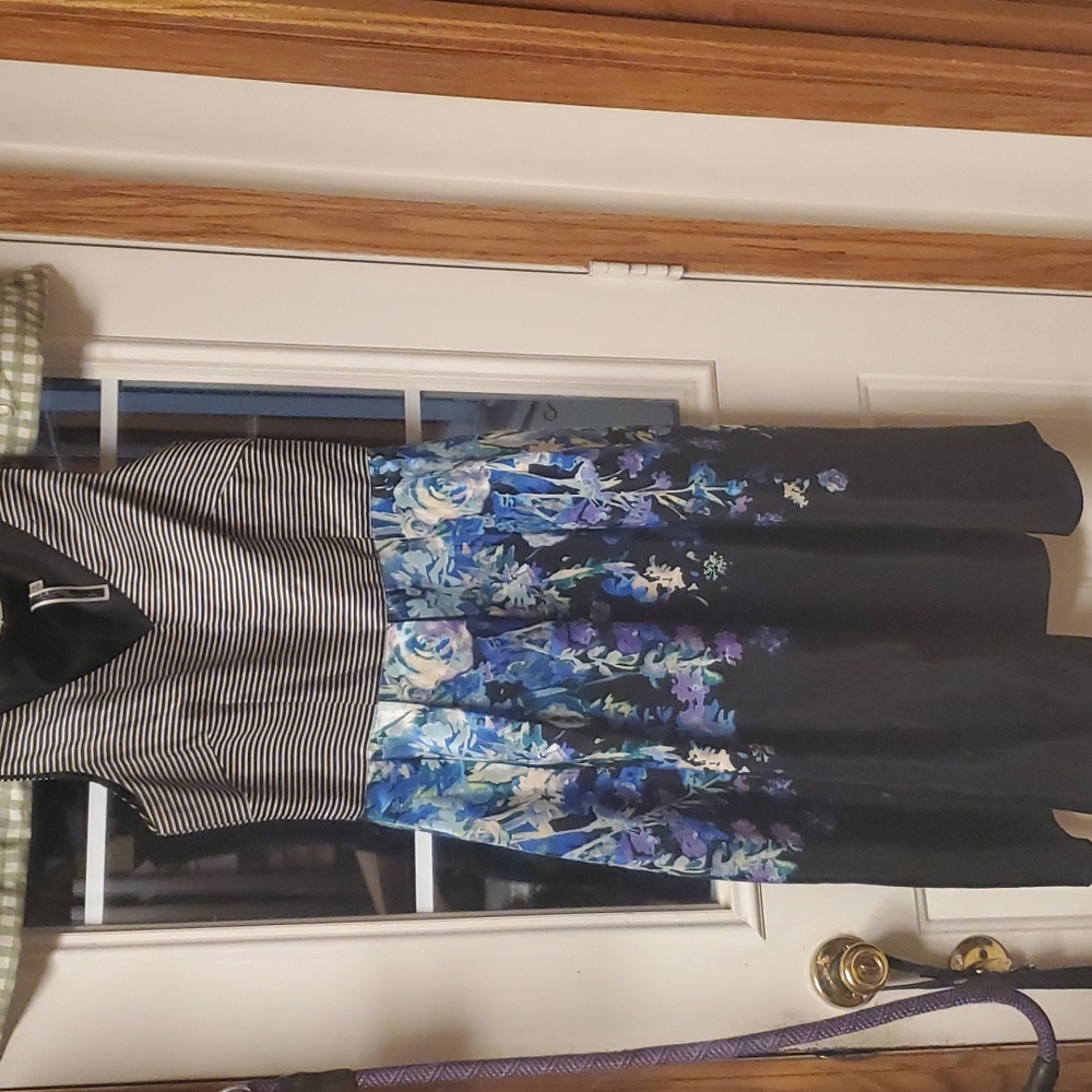 Mixed print dress